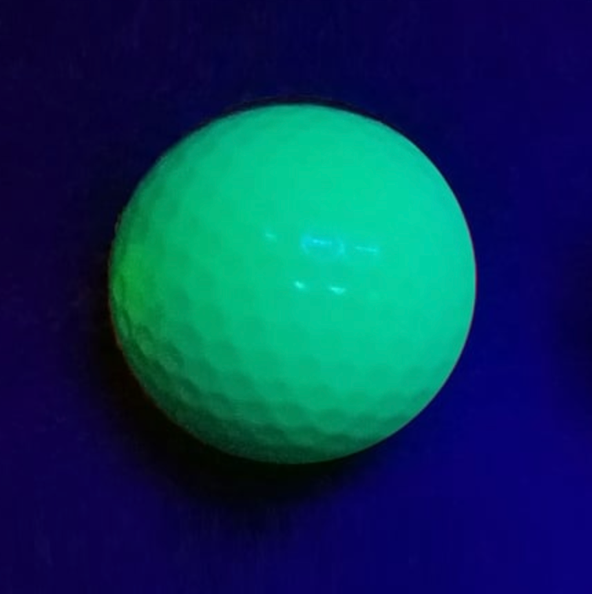 Neon Blacklight Mini Golf Balls - (new stock arriving Monday, 1st Dec.)