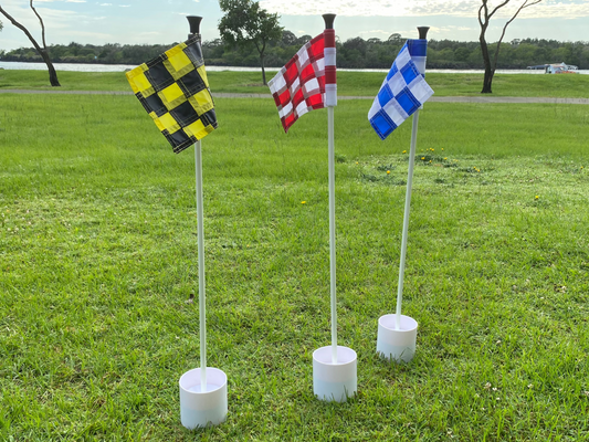 Cup, Flag & Pole (set of 3)