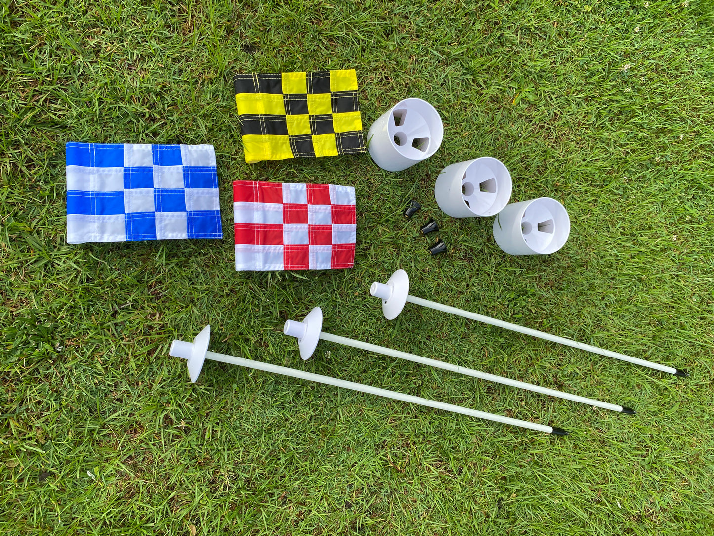 Cup, Flag & Pole (set of 3)