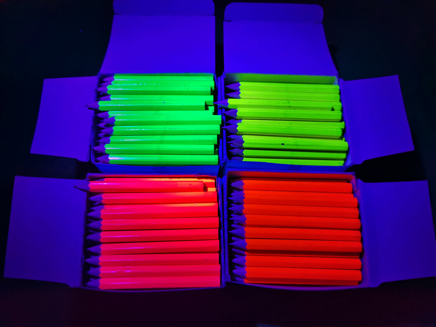 Wooden Pencils - Neon 100 pack (New stock arriving Monday, 1st Dec.)